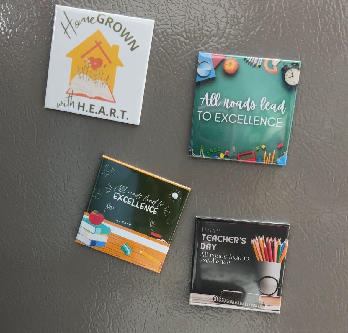 Set of 25- 2.5" Square Magnets