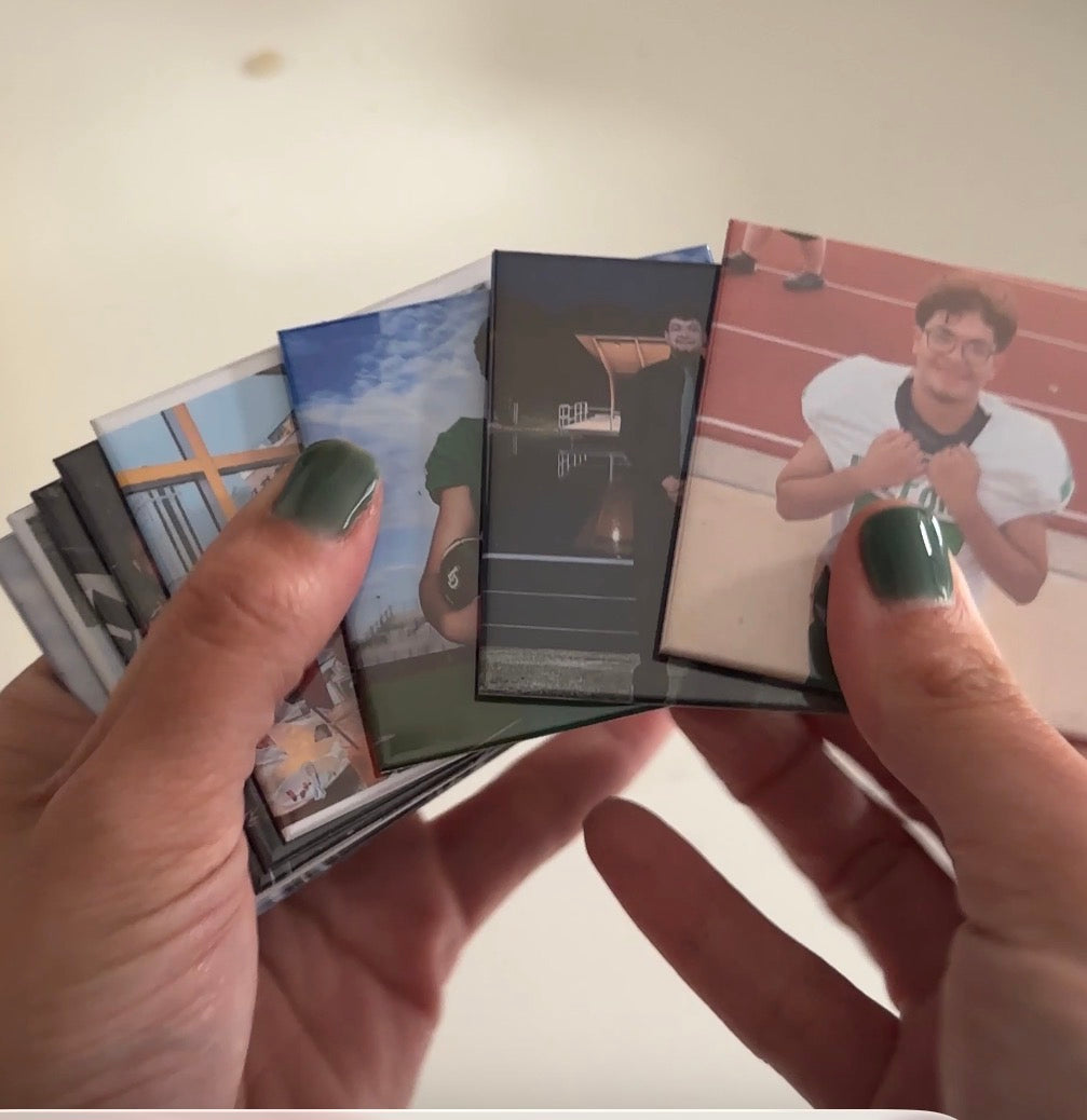 Set of 9- 2.5' Square Magnets